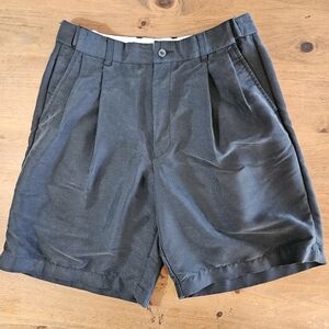 Tasso Elba Microfiber Golf Shorts Black Size 32